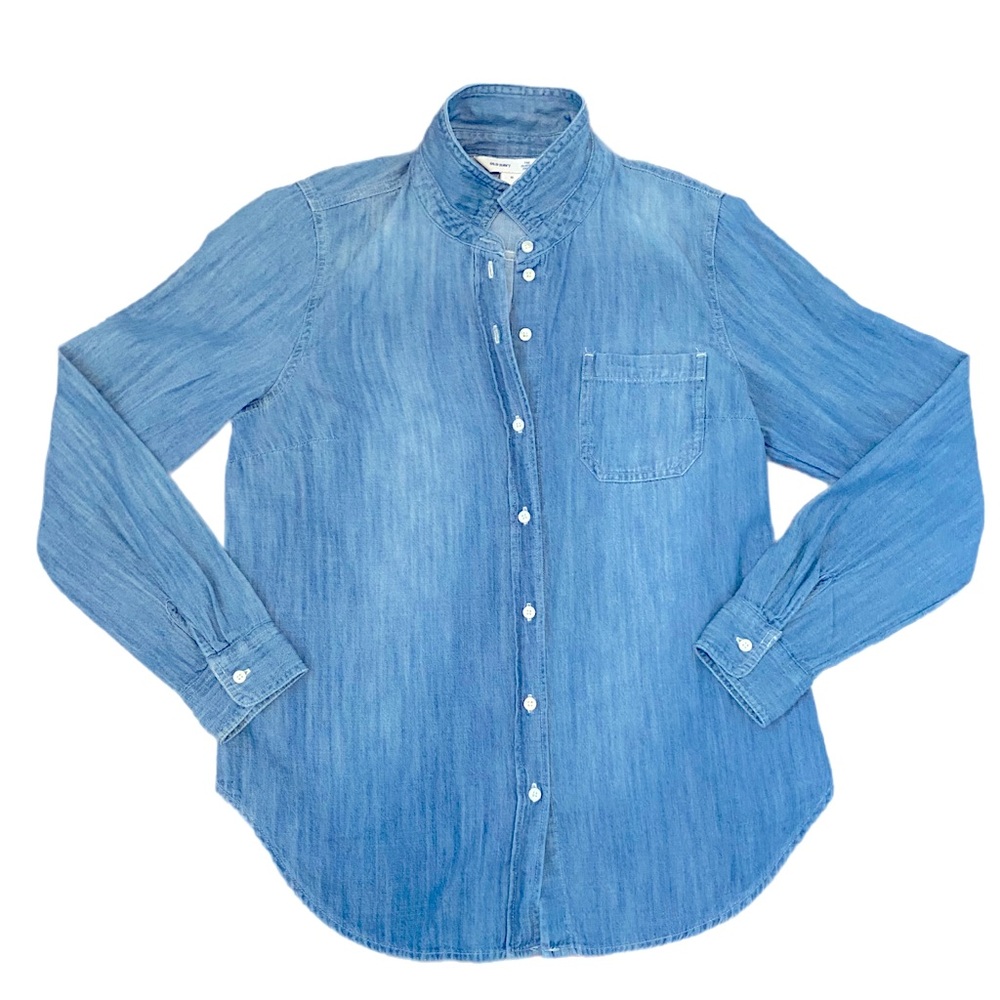 Blue Classic Button Down Shirt Size M